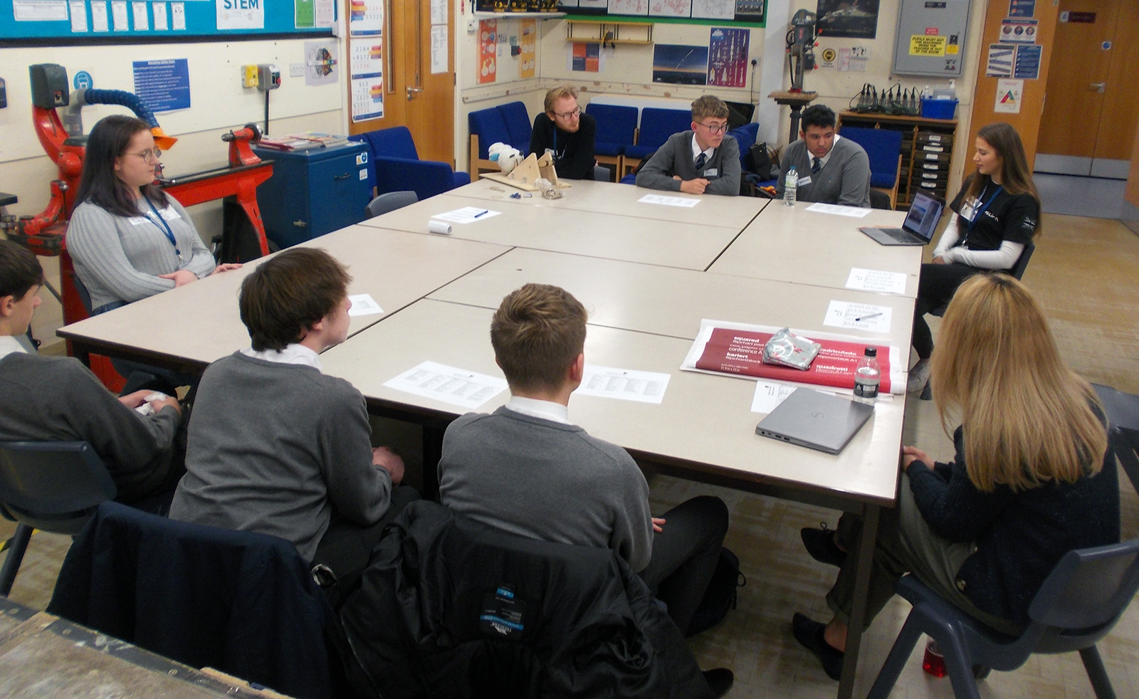 Year 9 and 10 pupils attend Mechanical Engineering session delivered by Leeds University Outreach team